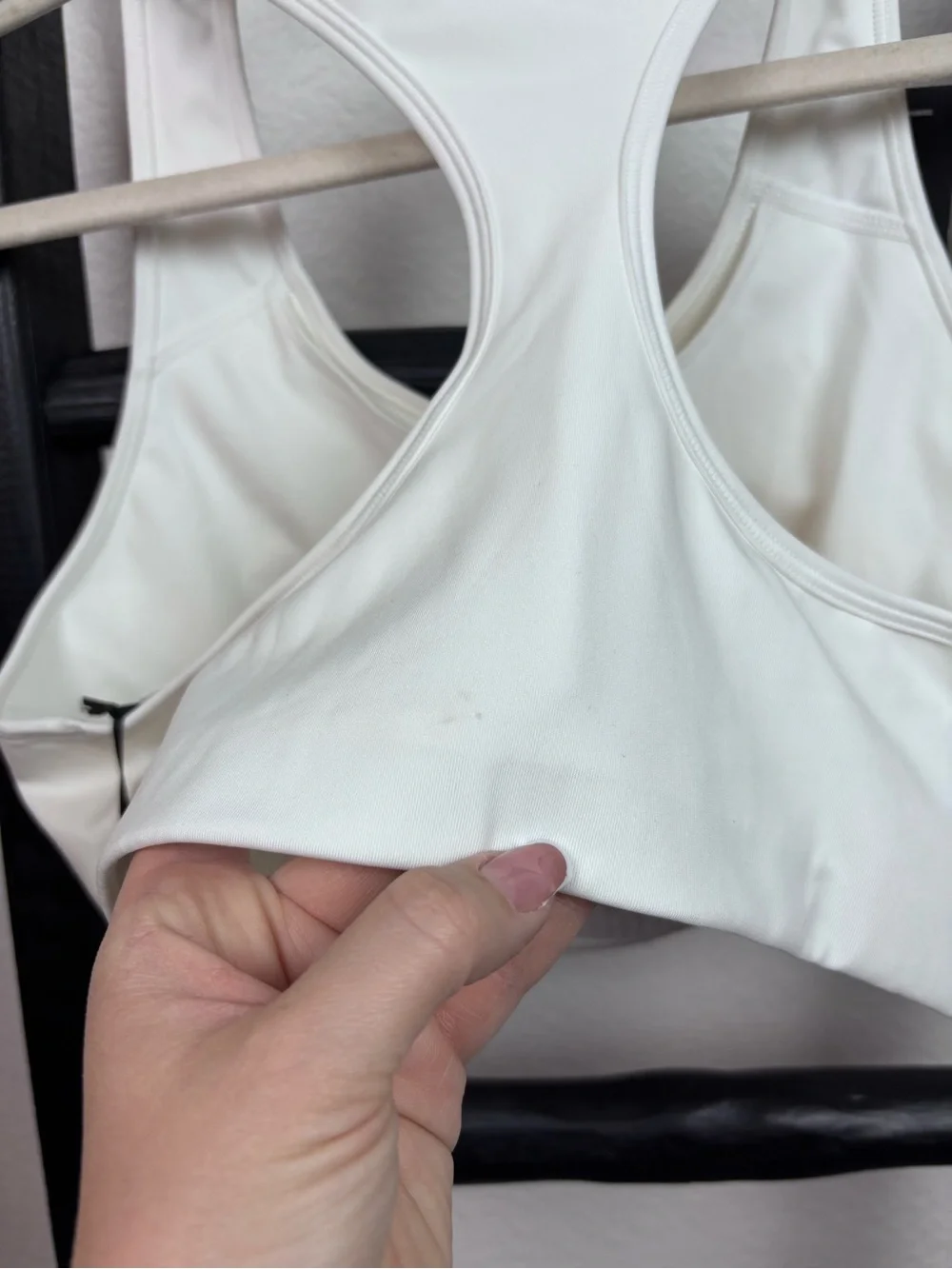Nike Swoosh Bra Sports Bra White XL new with tags